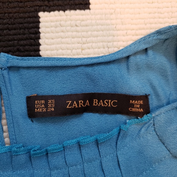 Zara Basic Maxi Dress (Blue) - Picture 6 of 8